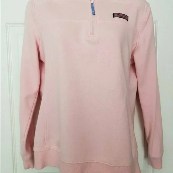 Vineyard Vines Pink 1/4 Zip - Picture 2 of 7